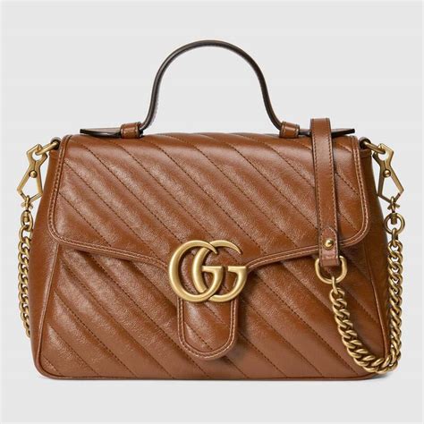 gucci marmont matelasse brown|Gucci Marmont matelasseé small.